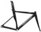 FabricBike AERO - Fixed Gear Fahrrad Rahmen, Single Speed Fixie Fahrrad Rahmen, Aluminium Rahmen und Carbon-Gabel, 5 Farben, 3 Größen, 2,145 kg (Größe M) (Matte Black & Graphite, L-58cm)
