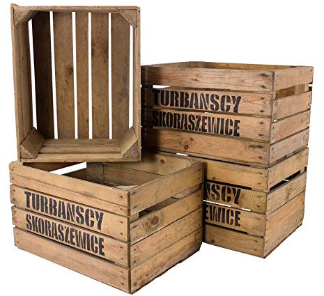 Vintage-Möbel24 Massive Obstkisten Weinkisten Gebrauchte Holzkisten Alte Birnenkisten (4,8)