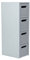 Spot on dealz® Bathroom Storage Cabinet 4 Drawer Unit Wooden Cupboard Bathroom Cabinets Free Standing Grey Drawers Furniture Units For Toilet Accessories