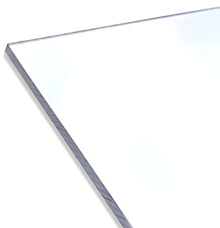 Trofecto Schutzwand aus Acrylglas ähnlichem PETG als Spuckschutz oder Schutzscheibe - Acrylglas Platte - (60x100cm, Stärke 4mm)