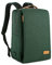 Nordace Siena Rucksack für Laptops bis 39,6 cm (15,6 Zoll), mit USB-Ladeanschluss, wasserdicht, für Alltag, Reisen, Arbeit, für sie und ihn, Dunkelgrün, 19L US