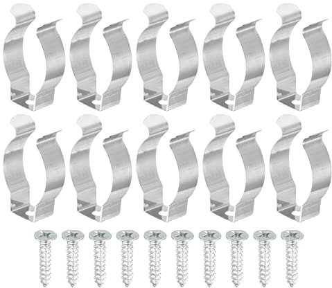 sourcing map Morsetti per lampade fluorescenti T8 con viti per lampade a LED, in acciaio inox, confezione da 10