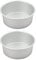 Sparklenut Backform, 2er Set, Rund Backformen, Edelstahl Kuchenform, Kuchenbackform Flachboden, Backform for Geburtstag Hochzeit (6 Zoll)