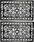 4All Rubber Door Mat 45x75cm – Elegant Decorative Door Mats Outdoor with Wrought Iron Effect – Stylish Outdoor Mat for Entryways, Garden, Patio or Porch with Non-Slip Base & Easy Cleaning (Pack of 2)