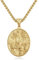 CyxenNova Kreuz Kette Herren Halskette Herren Königskette Plattenkette Edelstahl Männer Anhänger, Schmuck für Damen Geschenke (Virgin Mary)