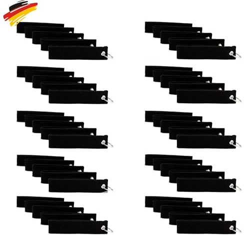 Luxflair Filz Schlüsselanhänger in verschiedenen Größen und Farben, zum Beplotten, Basteln und selber gestalten.