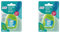 TEPE Dental Tape/Die gewachste Zahnseide mit Minzgeschmack für eine effektive Mundpflege, 40 m, inklusive kompaktem Spender (Packung mit 2)