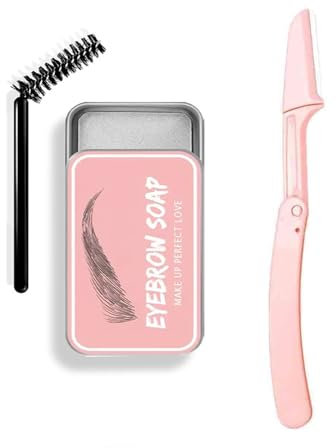 Augenbrauengel, Eyebrow Wax Shaping Soap, Braue Wachs Gel Shaping für Braue, Brow Lifting Gel Set, Professionelles Augenbrauengel Shaping Wachs, 3D Augenbrauen Make-up Gel Seife Brauen Kit