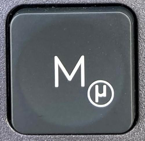 Generisch einzelne Ersatztaste/Tastenkappe passend für Logitech MX Keys Tastatur - Taste auswählen (M/µ)
