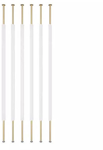 Elitix Paravent Raumteiler Pfosten vom Boden Bis zur Decke für Dekorative Raumteiler, Verstellbare Sichtschutzlamellen für Maschendrahtzäune, Dekorative Wandteiler zur Abtrennung(115cm(3.7ft))