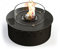 Wasserdampf-Kamin Ethanol-Kamin, runder eingebauter Kamin, Heizung, Edelstahl, intelligente Fernbedienung, Ethanol-Kamin, Alkoholkamin, 3D-zerstäubte Kamine (Farbe: A, Größe: 30 cm), Oktopus