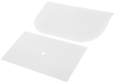 HOMSFOU Monitor Verstärkungsplatte Aus Stahl Weiß Stabile Tischbefestigung Für Monitorhalterungen Verstärkung Für Dünne Bildschirme Einfache Installation Kompatibel Mit Verschiedenen Monit