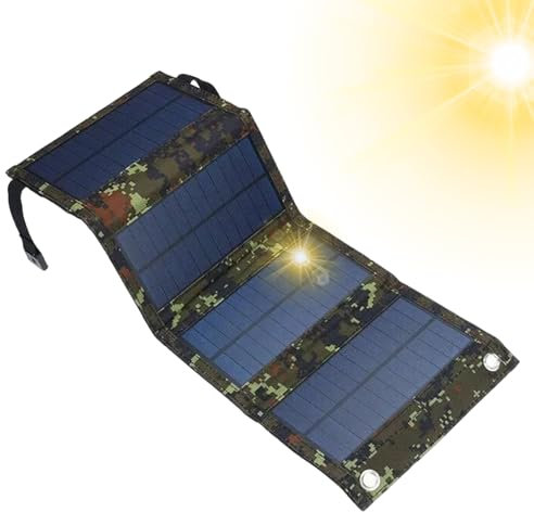 Caricatore Del Pannello Solare - Pad Di Uscita USB Solare Da 15W Pieghevole Per Campeggio | Piastrelle Di Potenza Esterna Portatile, Di Ricarica Compatto, Pannello Fotovoltaico Da Viaggio, Car