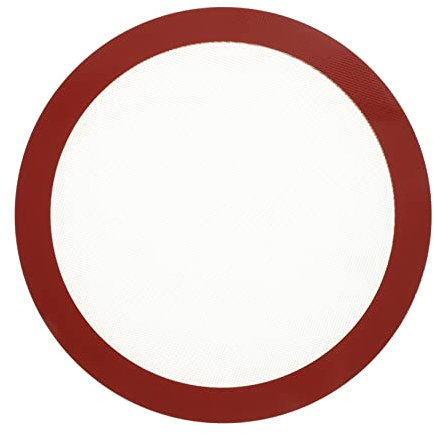 JECOMPRIS Silikon Backmatte Φmm Antihaft Backunterlage für Pizza Kekse Gebäck Hitzebeständig Rutschfest Zufällige Farbe für Zuhause und Bäckerei Zufällige Farbe Zufällige Farbe