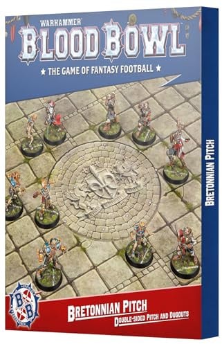 Games Workshop - Blood Bowl: Bretonnian Team Pitch & Dugouts