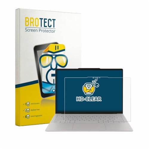 BROTECT Schutzfolie für Lenovo Yoga Slim 7i Ultra Gen 11 Aura Edition 14 | Transparenter Displayschutz Made in Germany Klare Displayschutz-Folie Clear Einfache Montage Case-Friendly Displayfolie