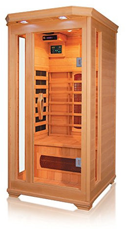 Cabine de sauna d'angle à infrarouge pour 1 personne Promotion