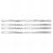 LEMAN- Assortiment 12 lames de scie à chantournée à bouts lisses 127 mm Sac