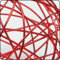 Season 6 Stück Drahtbälle Ø 50 mm / 5 cm, Farbe: (rot)