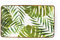 Excelsa Foliage Plato de Soporte/Aperitivo, Cerámica, Marrón, Verde, Blanco