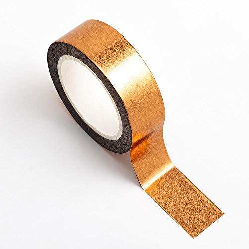 Italian Options Copper Foil Adhesive Washi Tape (15mm x 10 Metre)