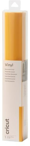 Cricut Permanent Vinyl | Maize Yellow | 1.2 m (4 ft) | Self Adhesive Vinyl Roll | for use with All Cricut Cutting Machines
