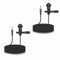 2-Pack Lavalier Microphone Compatible with Rode Wireless Pro/Wireless GO II 2 Bodypack Transmitters, Omnidirectional Condenser Lapel Mic for Vlog/Lectures/Broadcasters