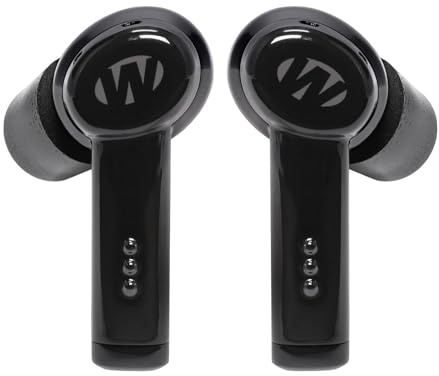 Walker's Disrupter Écouteurs Bluetooth – Chasse Range Shooting Active Lifestyle Protection auditive Amélioration de l'ouïe Réduction du bruit Écouteurs électroniques rechargeables sans fil