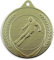 Trophy Monster Ski-Medaillen, goldfarben, geprägt, mit Bändern zum Anklippen, 50 mm, Eisen, Großpackung