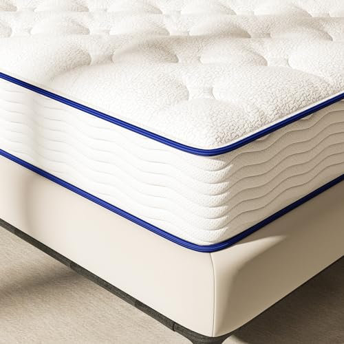 BedStory Taschenfederkernmatratze 140x200 cm, H3/H4 Härtegrad, 20 cm, Oeko-TEX, Weiß