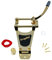 Bigsby B70 Vibrato Kit Gold - Gitarren Ersatzteil