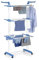 EASYmaxx Torre portabiancheria | Stendibiancheria con rotelle, lunghezza di asciugatura 16 m e 3 ripiani | 2 Ali laterali per 14 appendini | Asciugatura in casa e all'aperto | Aperto 126x63x172cm