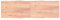 TANZEM Tablero de Mesa Madera Roble Tratada Borde Natural 200x60x4 cm, Encimera Cocina, Table Salon