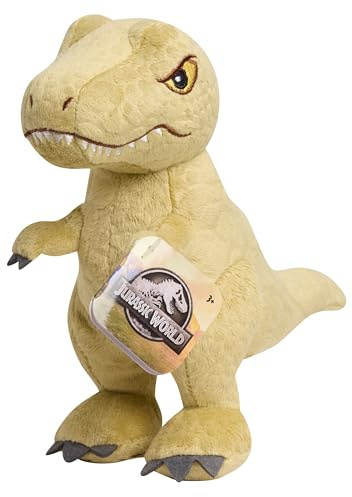 Jurassic World T-Rex Plüsch-Dinosaurier, Stofftier, Kinderspielzeug ab 3 Jahren, 17,8 cm Just Play