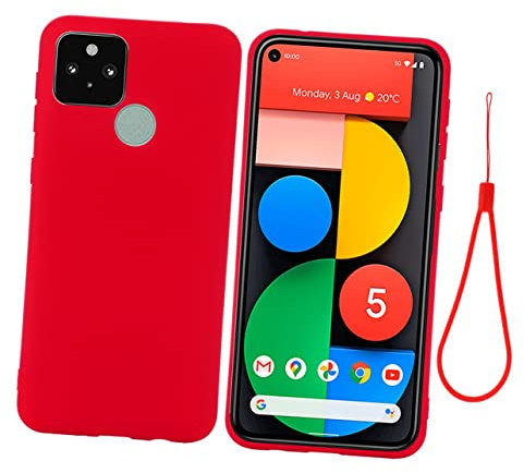 Homoyoyo 1stk Telefonzubehör Mobiltelefonhülle Telefonschutz Smartphone-Abdeckung Stoßfeste Telefonhülle Handy Abdeckung Handyhülle Smartphone-hülle Rot Flüssige Silikonhülle