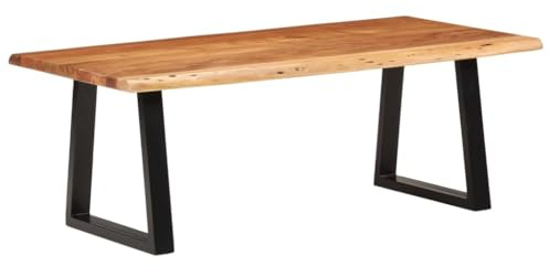 vidaXL Couchtisch 110x55x40 cm Massivholz Akazie