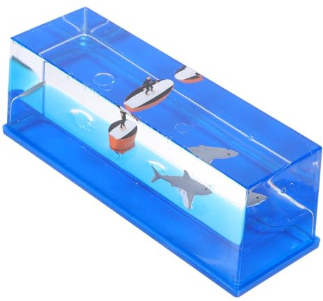 Alipis Presse-papiers en Statue Insubmersible Bouteille À Dérive Fluide Modèle Décoratif pour Croisière