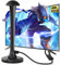 TV Aerial Indoor - Aerial for Smart TV 250+ Miles Long Range - Digital TV Aerial Indoor,TV Antenna Indoor Support 4K 1080P Local TV Channels with Booster & 16.3 ft Coax Cable