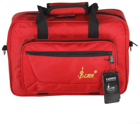 Besttoolifes Oboe - Funda para clarinete de tela Oxford con correa de hombro suave, compartimentos espaciosos para accesorios, acolchado de esponja resistente a los impactos