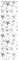 vidaXL Duschrollo mit Kassette 60x240 cm Stoffbreite 56 cm, Duschvorhang, Badewannenvorhang, Seitenzugrollo, Dusche Rollo, Badewannenrollo
