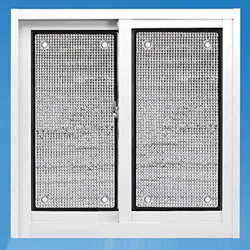 Schlafzimmer-Fensterfolie, vollständig verdunkelnd, Glastür, reflektierende Sonnenschutzfolie, Anti-UV-Hitzekontroll-Fenster-Sichtschutzfolie, Wiederverwendbare Aluminiumfolie, Wärmedämmung (40 x 230