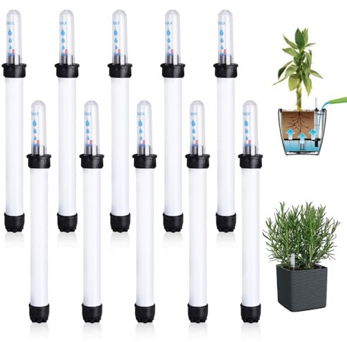 Palwin 10pcs Wasserstandsanzeiger für Pflanzen, 22.8 cm Hydrokultur Wasserstandsanzeiger, Zimmerpflanzen Wasserstandsanzeiger, Gießanzeiger Pflanzen für Gartenarbeit Topfpflanzen
