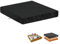 LAMUNI Telo di Copertura per Sabbiera Quadrato Coperture per Sandbox, 420D Oxford Copertura Protettiva Sabbiera da Giardino, Impermeabile Copertura Piscina Giardino con Coulisse, 150x150x20cm