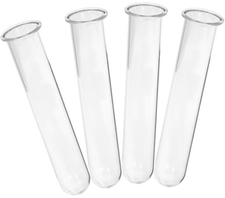 OUNONA 4 Stück Reagenzglas-hydrokulturvase Ausbreitungsröhren Aus Glas Wandmontierte Reagenzglasvase Desktop-pflanzgefäß Reagenzgläser Vase Blume Vermehrungskübel Glas Transparent