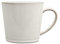 Denby Natural Canvas Large Mug, Ceramic, Cream, 13 x 9.5 x 9 cm