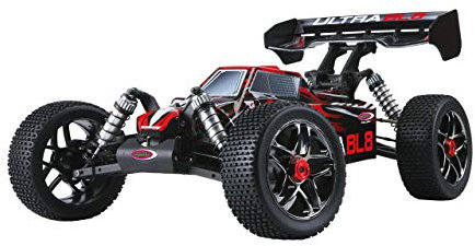 JAMARA 059730 - Ultra BL8 Buggy 1:8 4WD Lipo 2,4GHz - Allrad, Brushless Motor, 60A Regler, spritzwasserfest, 60 KM/h, Öldruckstoßdämpfer, Fahrwerk einstellbar, Antriebswelle aus Stahl, fahrfertig