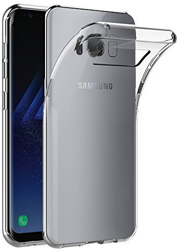 AICEK Samsung Galaxy S8 Hülle, Transparent Silikon Schutzhülle für Galaxy S8 Case Crystal Clear Durchsichtige TPU Bumper Samsung Galaxy S8 Handyhülle