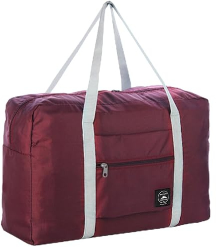 INVODA Foldable Travel Duffel Bag Holdall Bag Luggage for Sports Gym Water Resistant Nylon 32 Liter