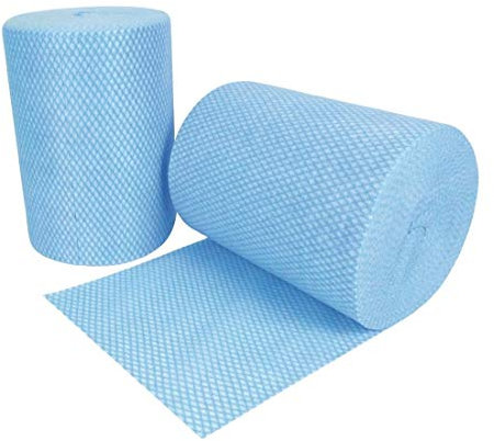 ECOTECH elsr700b Envirolite gamuza de limpieza Super rollo, grande, azul (Pack de 700)
