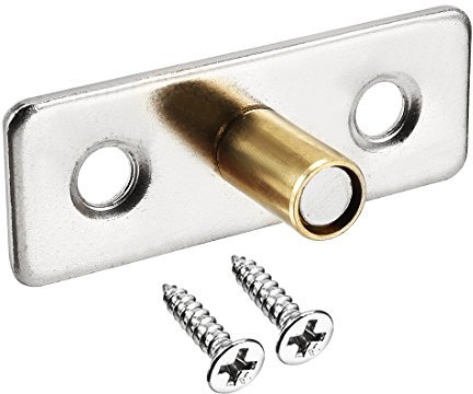 Sourcingmap 49mmx16mm 8mm Shaft Diamter Stainless Steel Lower Guide for Sliding Door Floor
